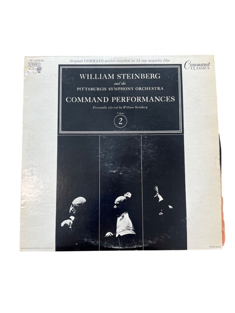 William Steinberg Command Performances Vol. 2 Vinyl Record LP 1974 Classical